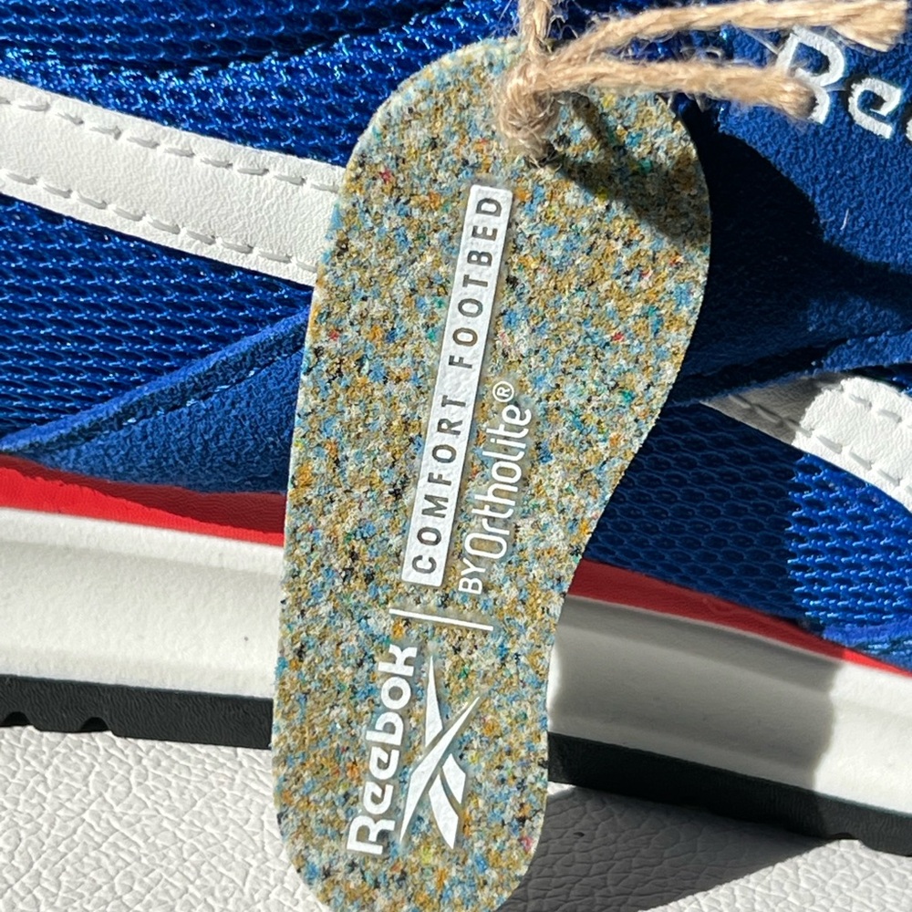 Reebok Blue and White Sneakers Size 11 - Picture 2 of 13